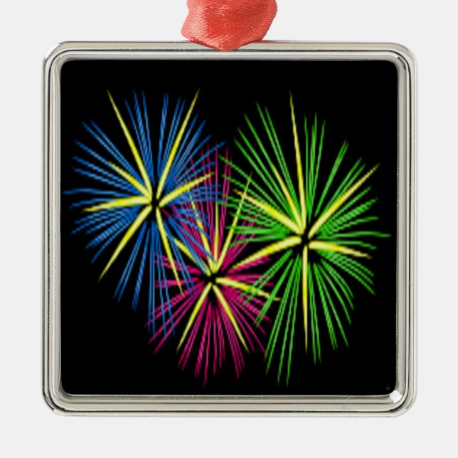 FIREWORKS JULGRANSPRYDNAD METALL (Framsidan)