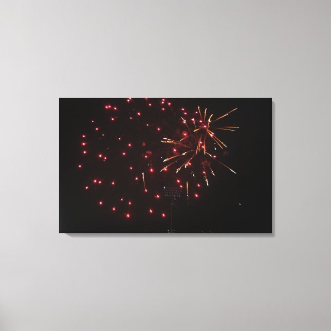 Fireworks-Kanvastryck Canvastryck (Framsida)