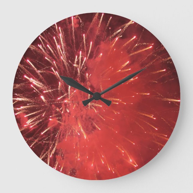 Fireworks-klocka Stor Klocka (Framsida)