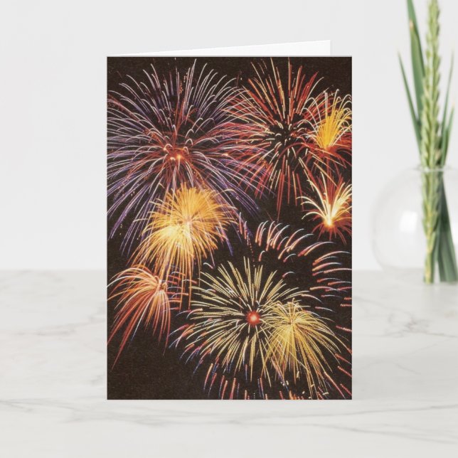 Fireworks - kort (Framsida)