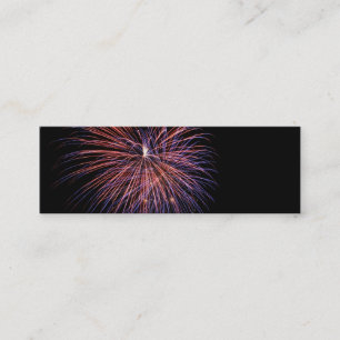 Fireworks Mini Bookmark-Affärskort Visitkort