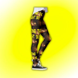 Fireworks of Star Forformation Gult | Leggings