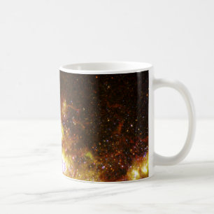Fireworks of Star Forformation Light Up Galaxy NGC Kaffemugg