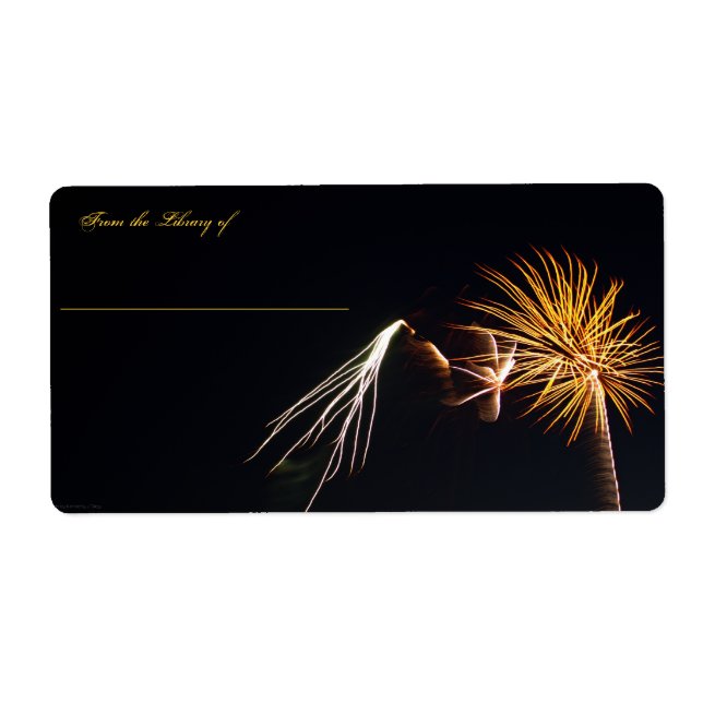 Fireworks P0538 Bok-etikett Fraktsedel (Framsidan)