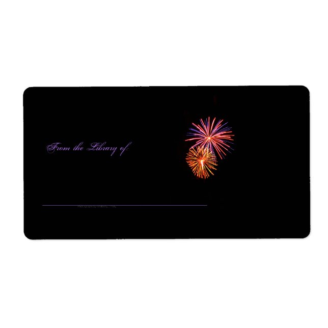 Fireworks P3621 Bok-etikett Fraktsedel (Framsidan)