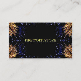 Fireworks Party Visitkort