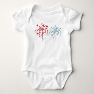 Fireworks Patriotic 4:e juli Shirts Tee