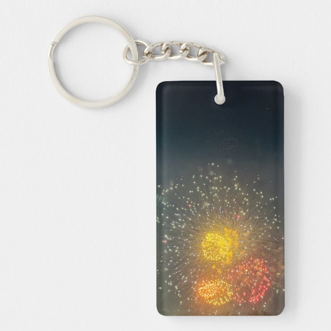 Fireworks Photo Keychain (Framsidan)