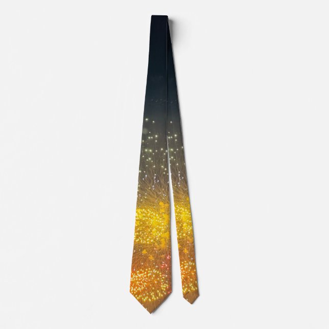 Fireworks Photo Necktie  Slips (Framsida)