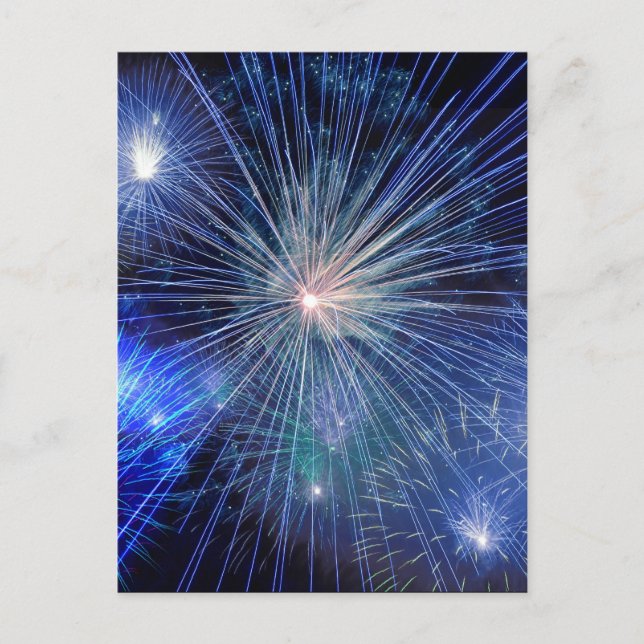 Fireworks Poster Vykort (Framsida)