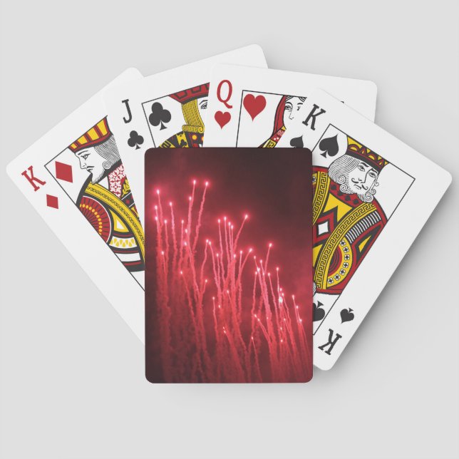 Fireworks Rocket Red Glare Spelkort (Baksidan)