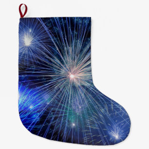 Fireworks Rockets Stor Julstrumpa