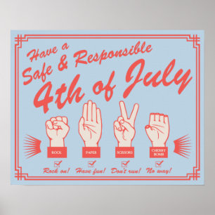 Fireworks Safety Poster