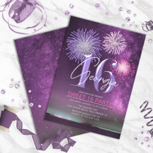 Fireworks Sweet 16 Lila ID984