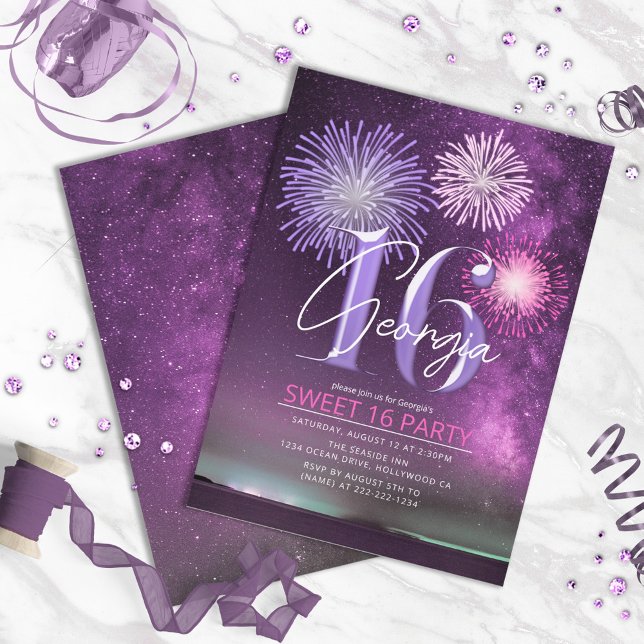 Fireworks Sweet 16 Lila ID984 (Skapare uppladdad)