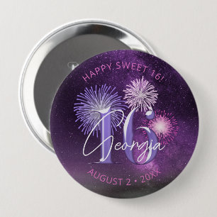 Fireworks Sweet 16 Lila ID984 Knapp