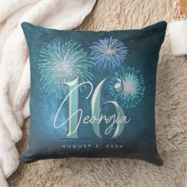 Fireworks Sweet 16 Teal ID984 Kudde