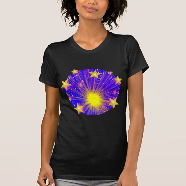Fireworks t-shirt dam (Framsida)