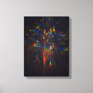 Fireworks through 3D Glasses 2 Canvastryck