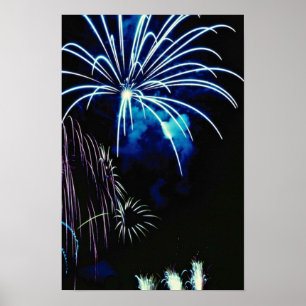 Fireworks, Toronto, Ontario, Kanada Poster