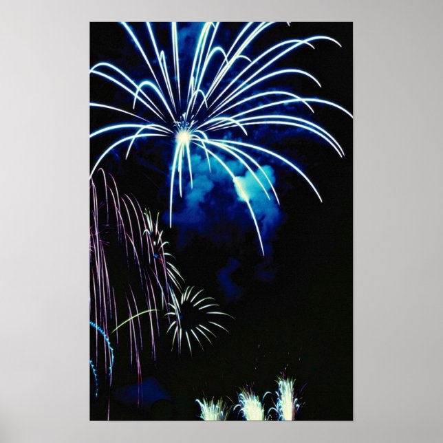 Fireworks, Toronto, Ontario, Kanada Poster (Framsidan)