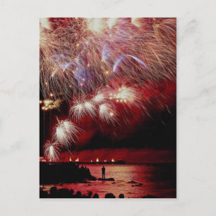 Fireworks, Toronto, Ontario, Kanada Vykort