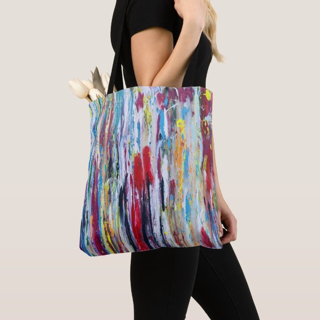 Fireworks Tote Bag Tygkasse (Närbild)