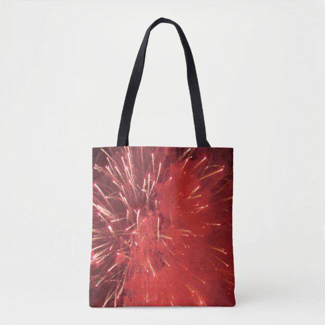Fireworks Tote Bag Tygkasse (Framsida)