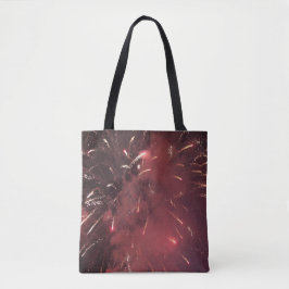 Fireworks Tote Bag Tygkasse