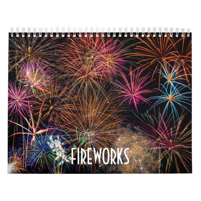 Fireworks-väggkalender Kalender (Omslag)
