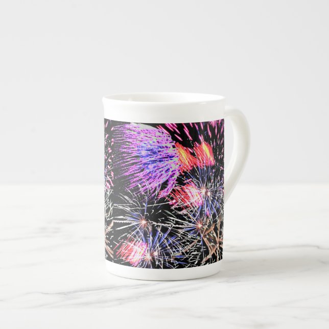 Fireworks-Visning Benporslin Mugg (Framsida höger)