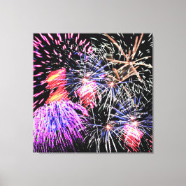 Fireworks-Visning Canvastryck