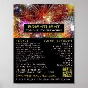 Fireworks Visning, Fireworks Sales Advertising Poster