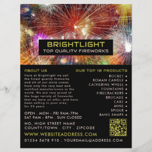 Fireworks Visning, Fireworks Sales Reklamblad