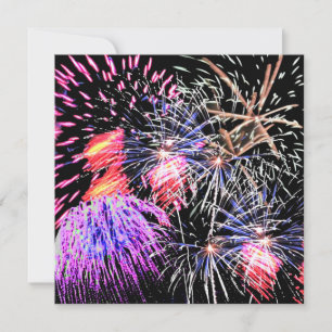 Fireworks-Visning Inbjudningar
