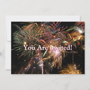 Fireworks-Visning Inbjudningar