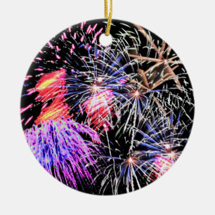 Fireworks-Visning Julgransprydnad Keramik