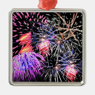 Fireworks-Visning Julgransprydnad Metall