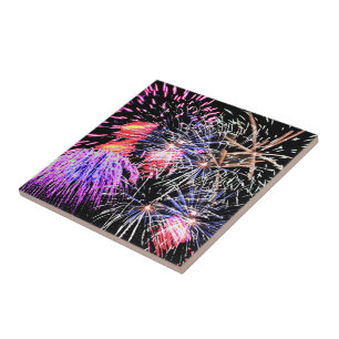 Fireworks-Visning Kakelplatta