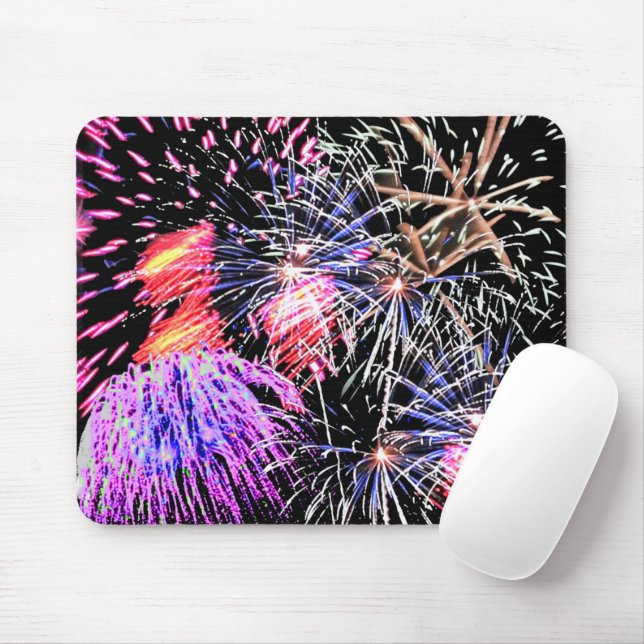 Fireworks-Visning Musmatta (Med mus)