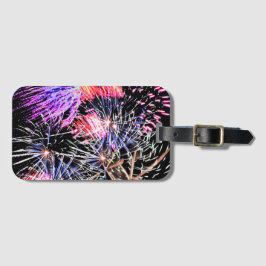Fireworks Visning Patriotic Helgdag Bagagebricka