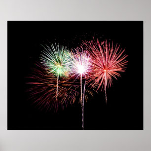 Fireworks Visning Photo Poster