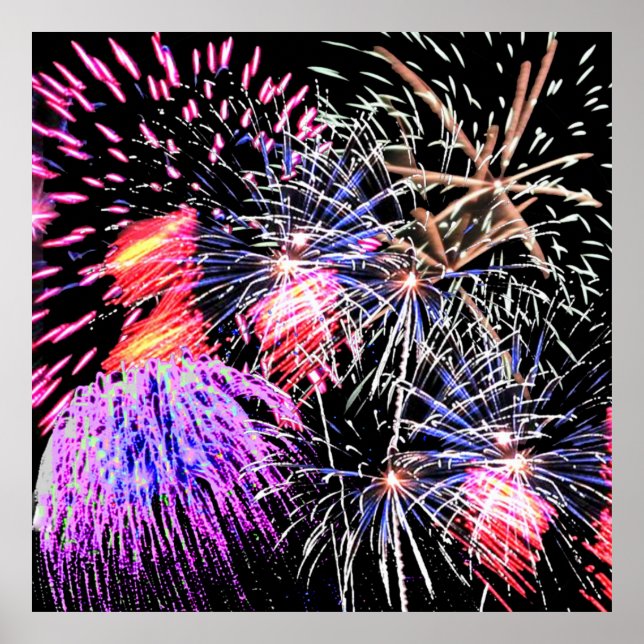 Fireworks-Visning Poster (Framsidan)