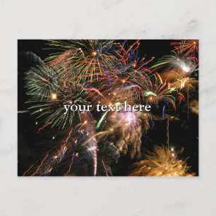 Fireworks-Visning Vykort