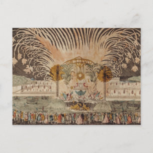 Fireworks-Visningen i Ställe Louis XV Vykort