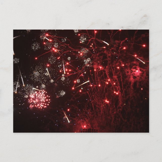 Fireworks-vykort Vykort (Framsida)
