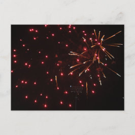 Fireworks-vykort Vykort
