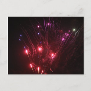 Fireworks-vykort Vykort
