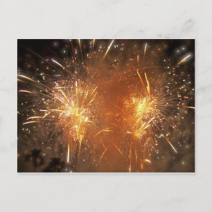Fireworks-vykort Vykort