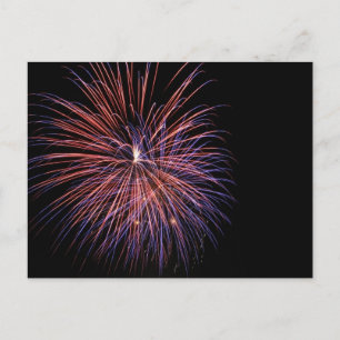 Fireworks-vykort Vykort